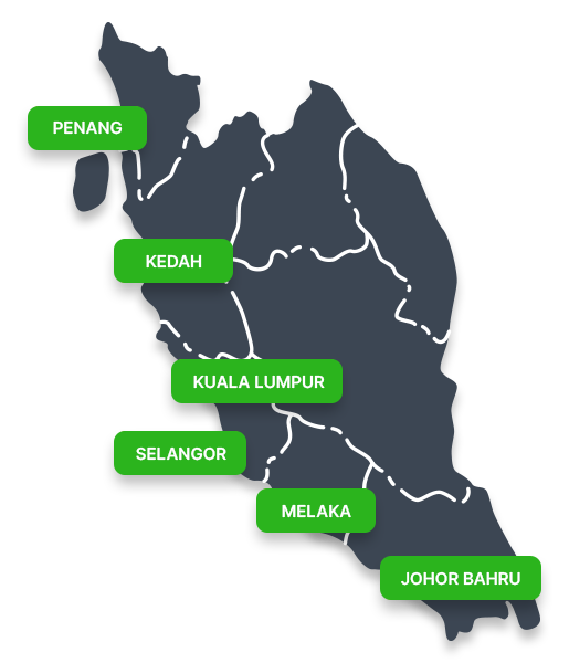 West Map Malaysia 